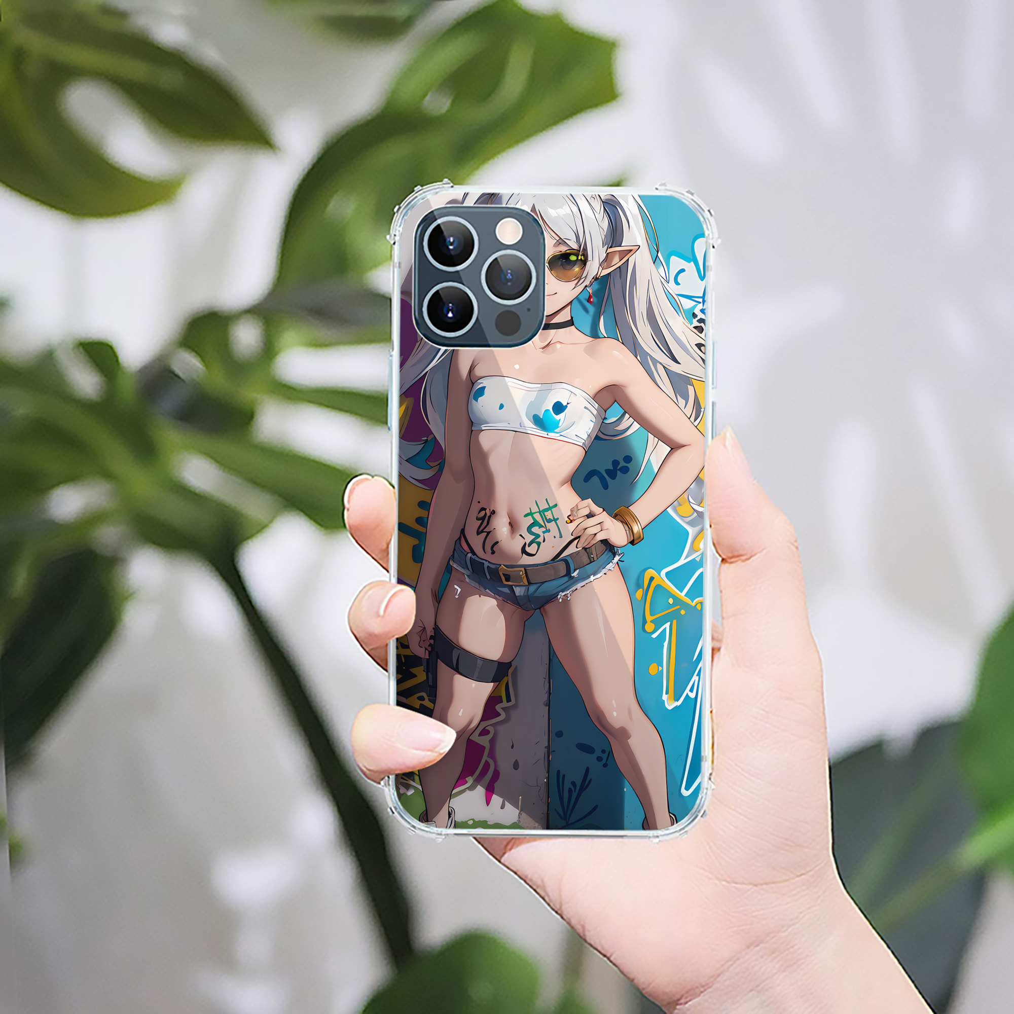 （画像用） 葬送のフリーレン Frieren 【iPhone 12シリーズ対応】透明スマホケース（クリアソフトケース）